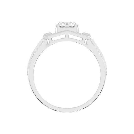 1.00Ct Round Shape Solitaire
