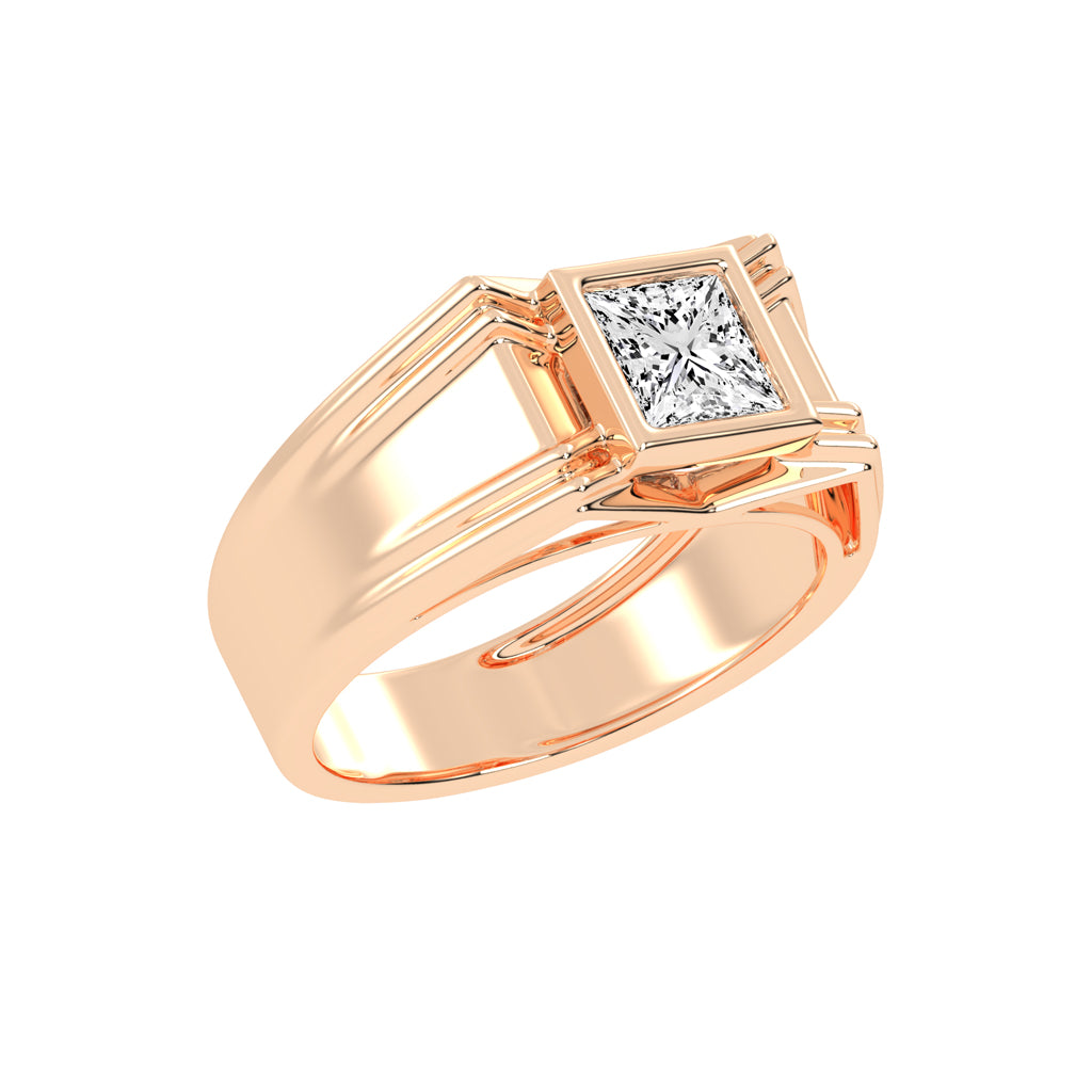 1.25Ct Princess Shape Solitaire