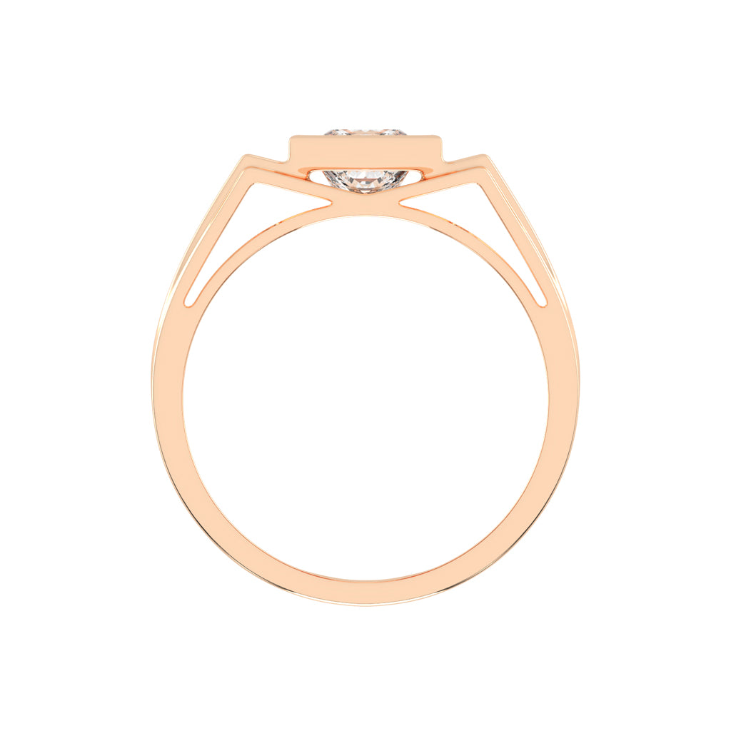 1.25Ct Princess Shape Solitaire