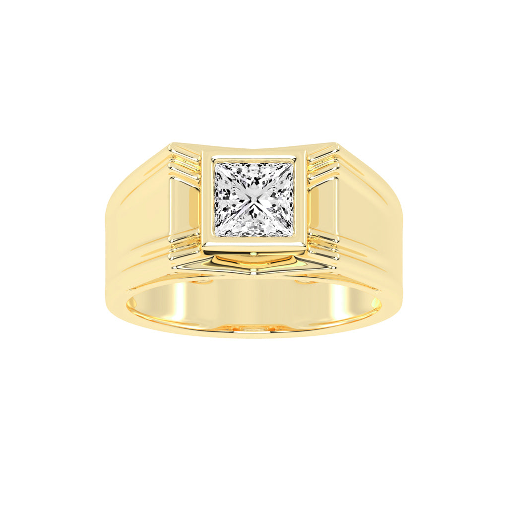 1.25Ct Princess Shape Solitaire
