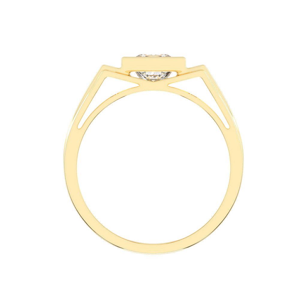 1.25Ct Princess Shape Solitaire