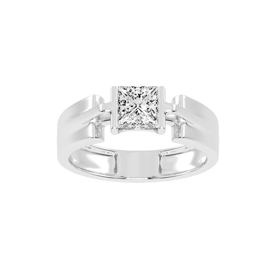 1.25Ct Princess Shape Solitaire