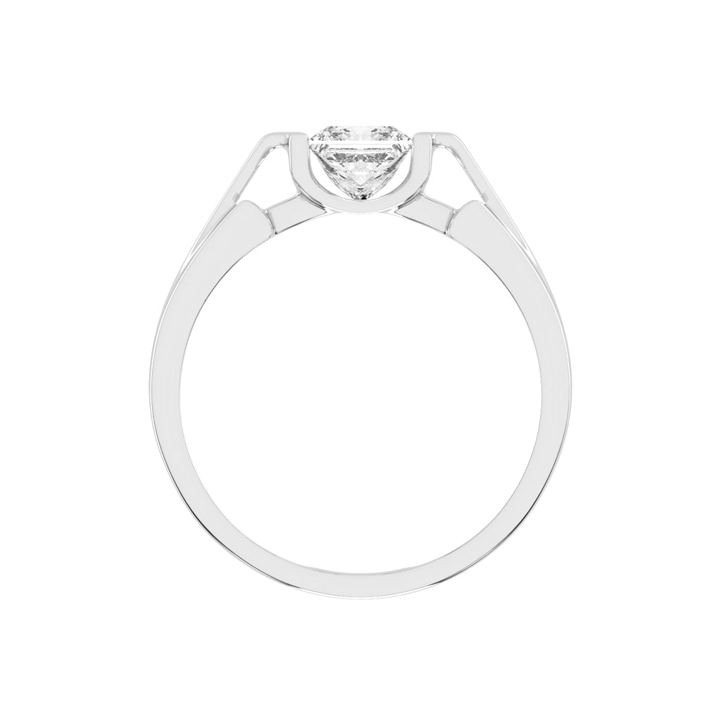 1.25Ct Princess Shape Solitaire