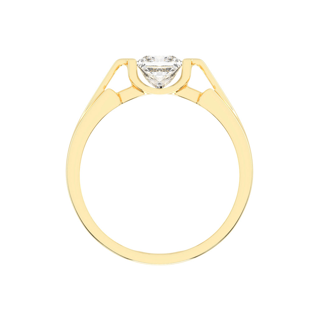 1.25Ct Princess Shape Solitaire