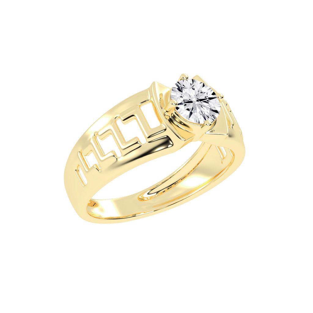 1.00Ct Round Shape Solitaire