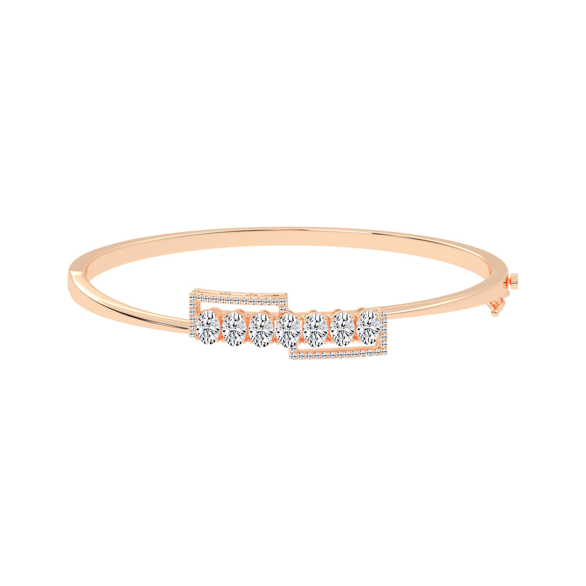 Briona Oval Cut Kada Lab Diamond Bracelet