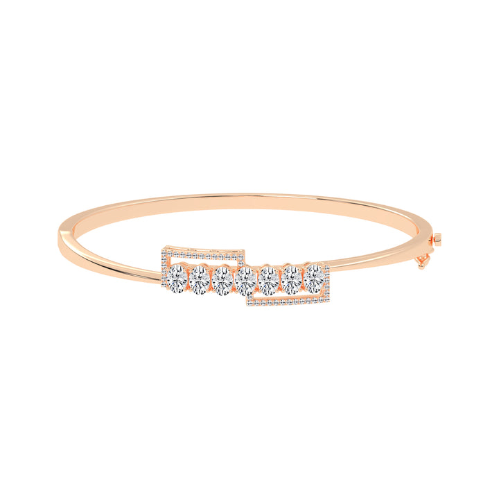 Briona Oval Cut Kada Lab Diamond Bracelet