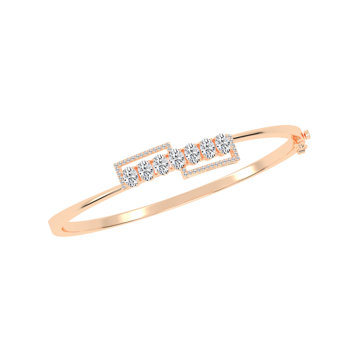 Briona Oval Cut Kada Lab Diamond Bracelet