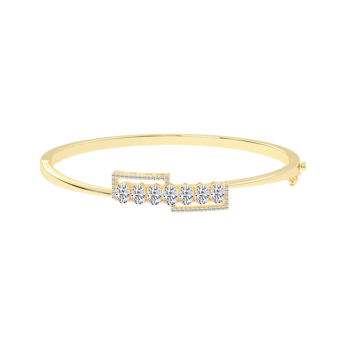 Briona Oval Cut Kada Lab Diamond Bracelet