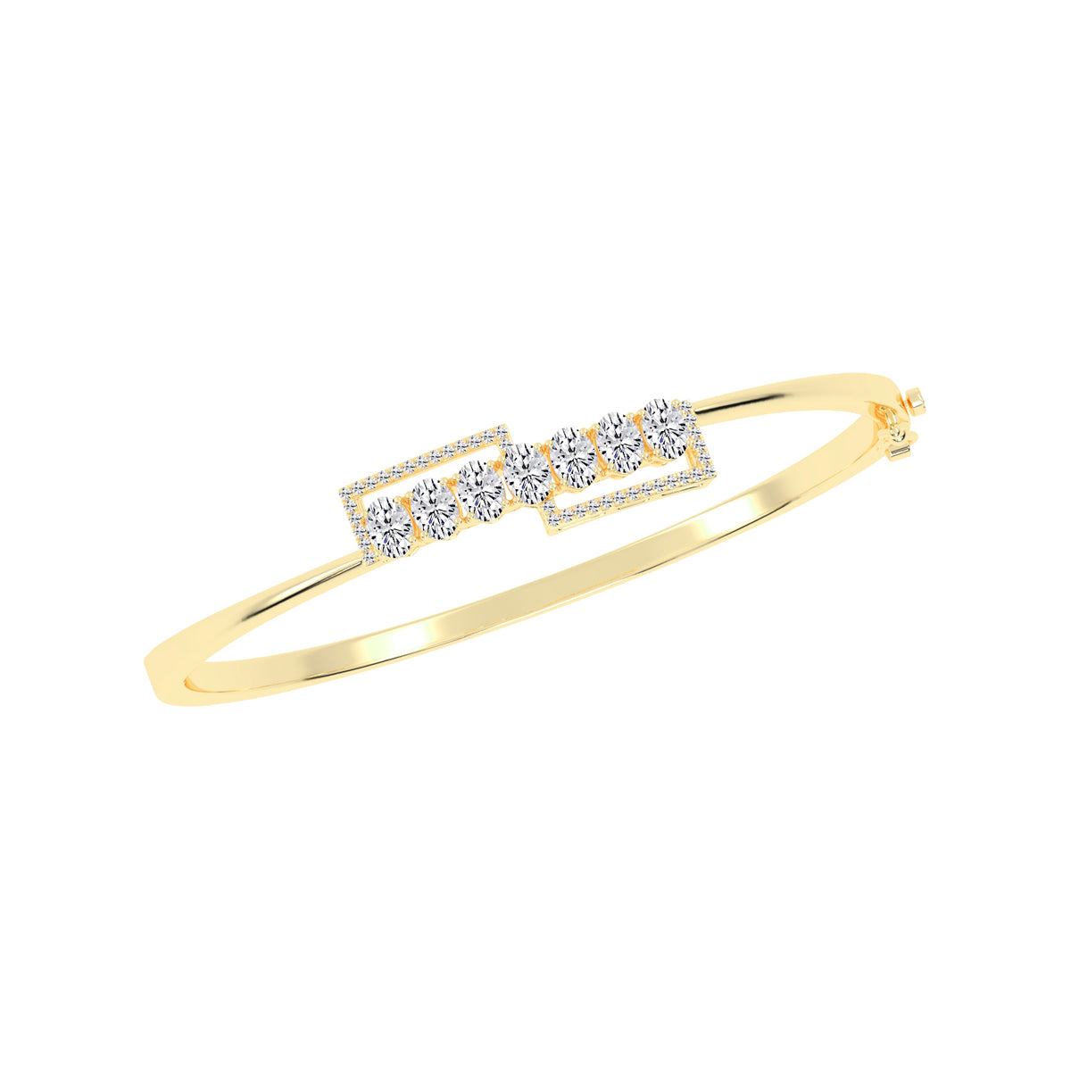 Briona Oval Cut Kada Lab Diamond Bracelet