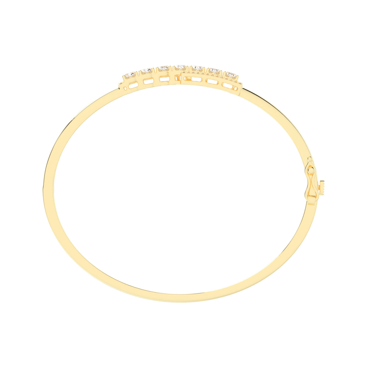 Briona Oval Cut Kada Lab Diamond Bracelet
