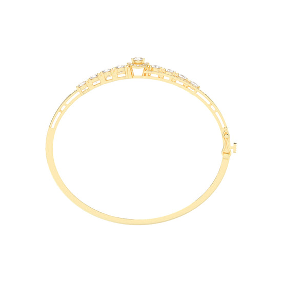 Zaria 4.25Ct Split Oval Cut Kada Lab Diamond Bracelet