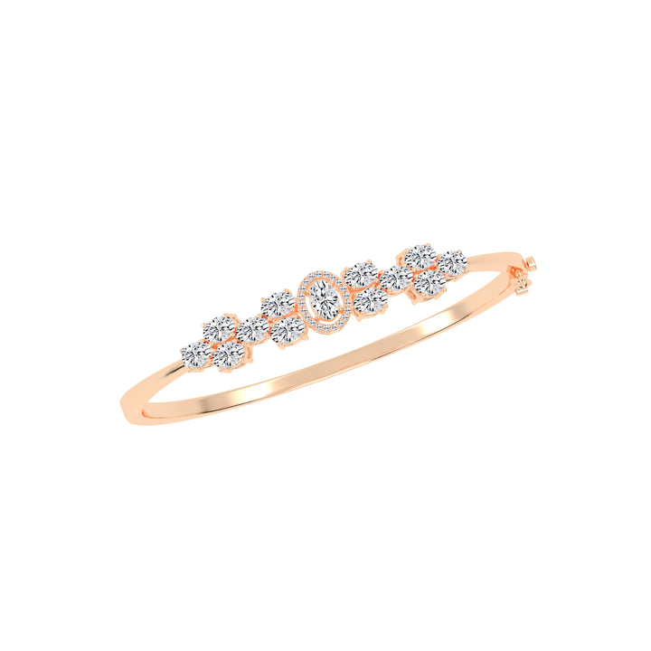 Melora Oval Cut Kada Lab Diamond Bracelet