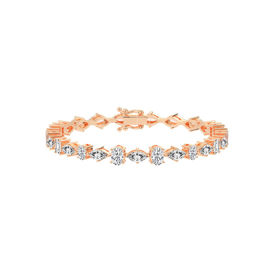 Eirlys 8Ct Shared Prong Tennis Lab Diamond Bracelet