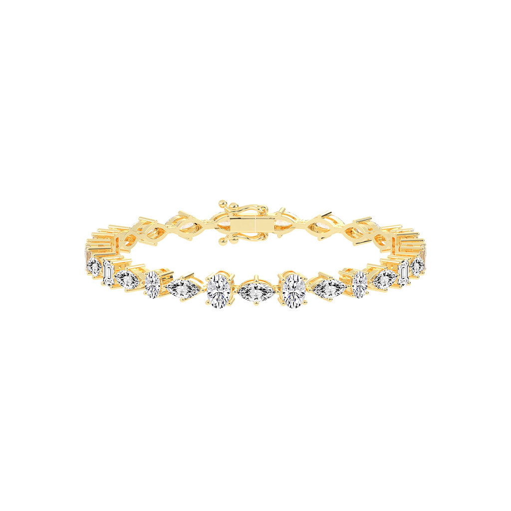 Eirlys 8Ct Shared Prong Tennis Lab Diamond Bracelet