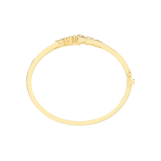 Arelis 3.75Ct Bypass Pear Cut Kada Lab Diamond Bracelet