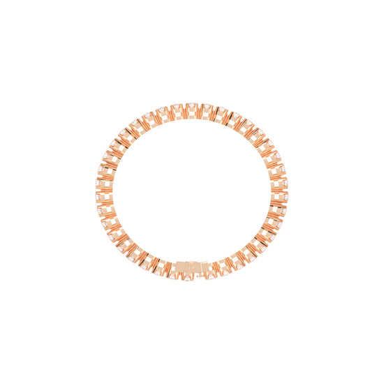 Eterna Shine 3.25Ct Bezel Setting Round Cut Delicate Lab Diamond Bracelet