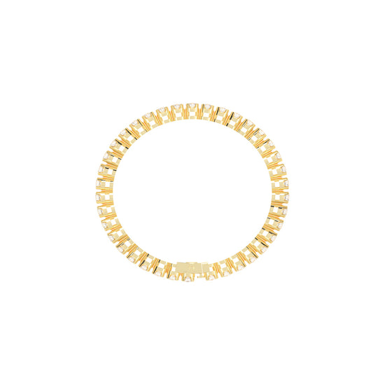 Eterna Shine 3.25Ct Bezel Setting Round Cut Delicate Lab Diamond Bracelet