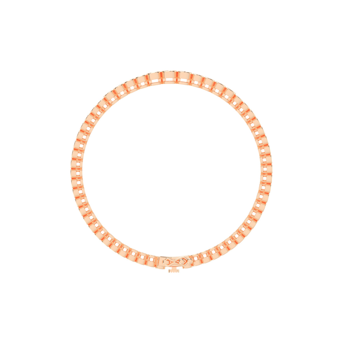 Livia 1.25Ct Bezel Round Cut Tennis Lab Diamond Bracelet