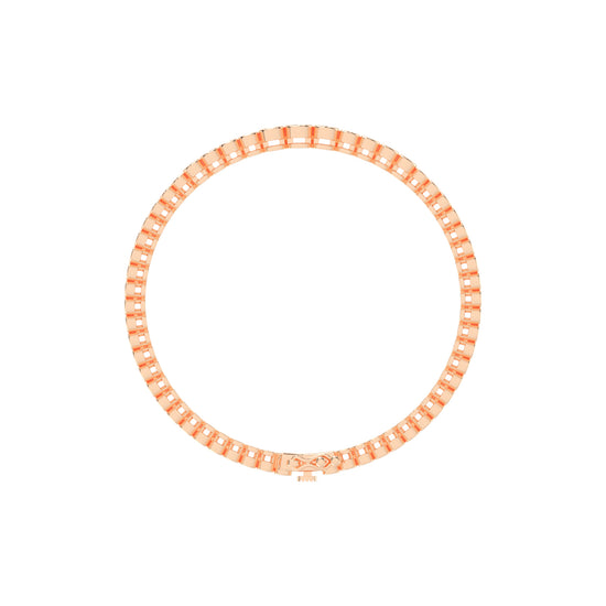 Livia 1.25Ct Bezel Round Cut Tennis Lab Diamond Bracelet