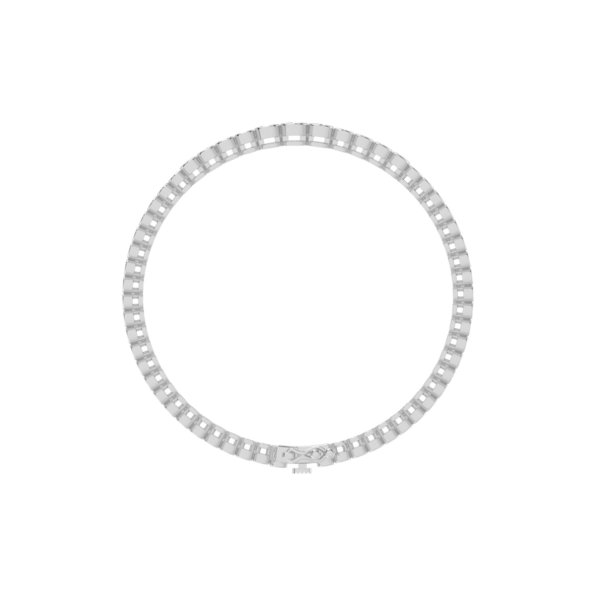 Livia 1.25Ct Bezel Round Cut Tennis Lab Diamond Bracelet