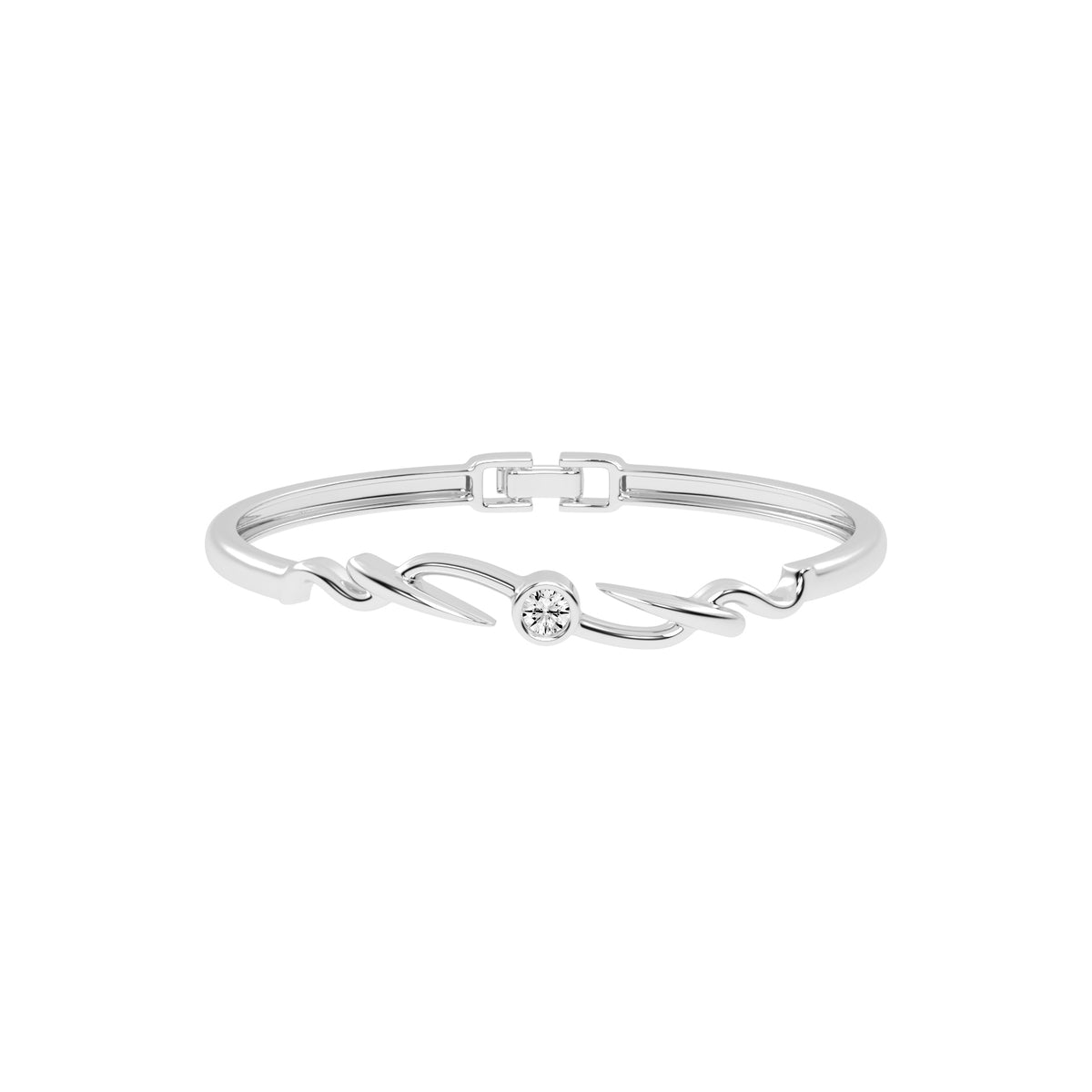 Vellia 0.50Ct Single Round Cut Kada Lab Diamond Bracelet