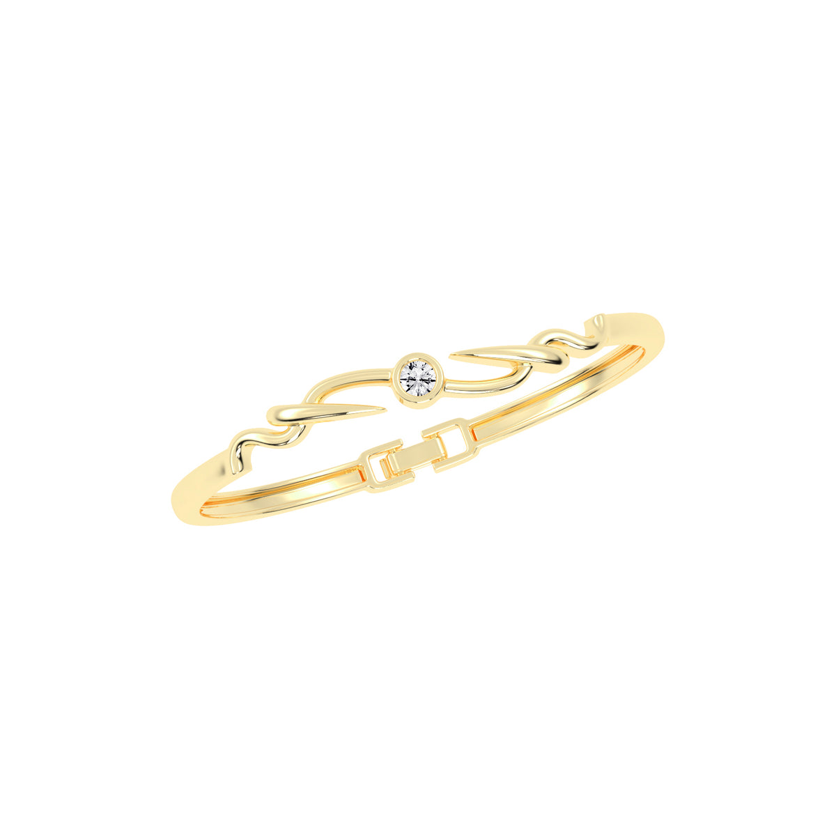 Vellia 0.50Ct Single Round Cut Kada Lab Diamond Bracelet