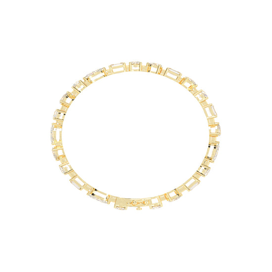 Atria 6.75Ct Miracle Setting Marquise Cut Fancy Lab Diamond Bracelet
