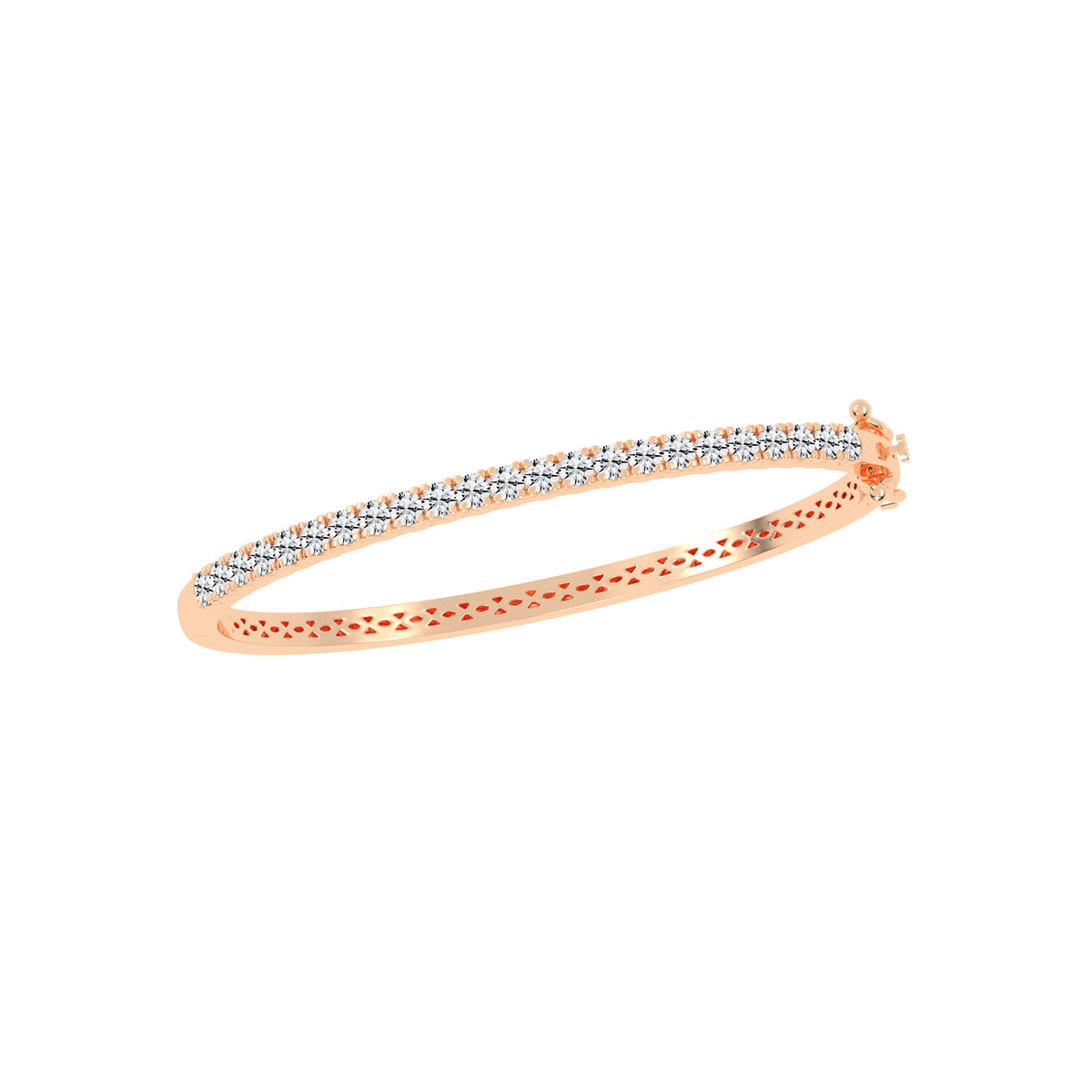 Alora 2Ct Round Cut Kada Lab Diamond Bracelet