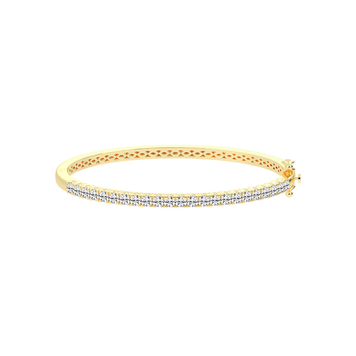Alora 2Ct Round Cut Kada Lab Diamond Bracelet