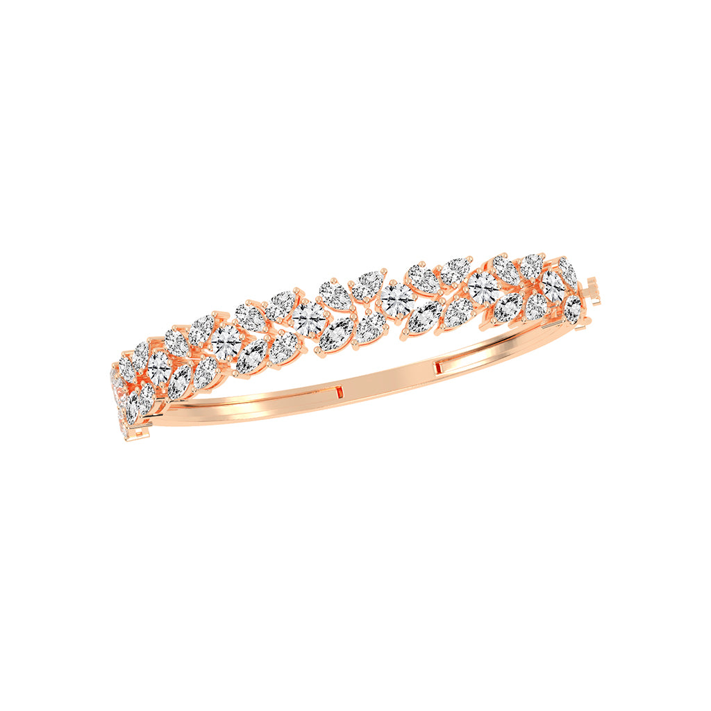 Marelle 10.5Ct Two Row Fancy Lab Diamond Bracelet