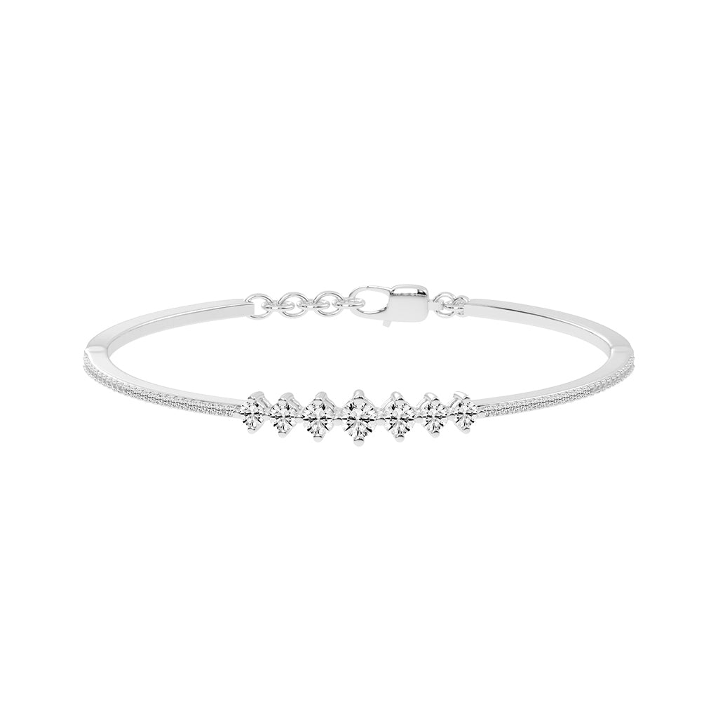 Zaira 1.5Ct Round Cut Kada Lab Diamond Bracelet