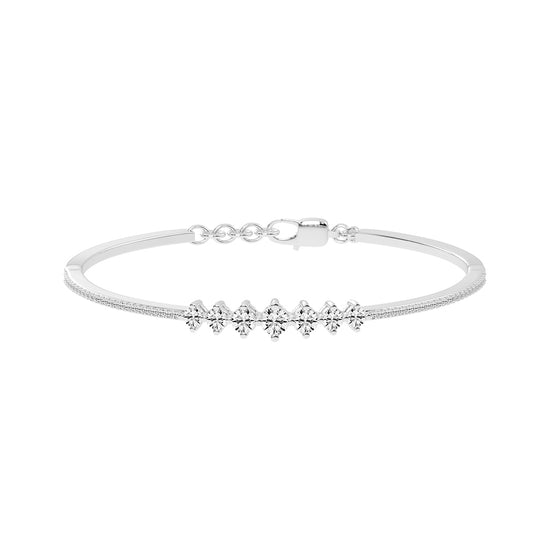 Zaira 1.5Ct Round Cut Kada Lab Diamond Bracelet
