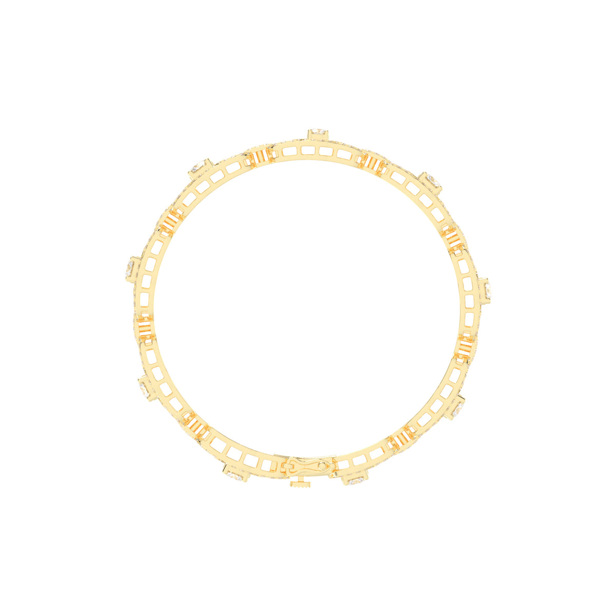 Lumin 3.75Ct Round Cut Fancy Lab Diamond Bracelet