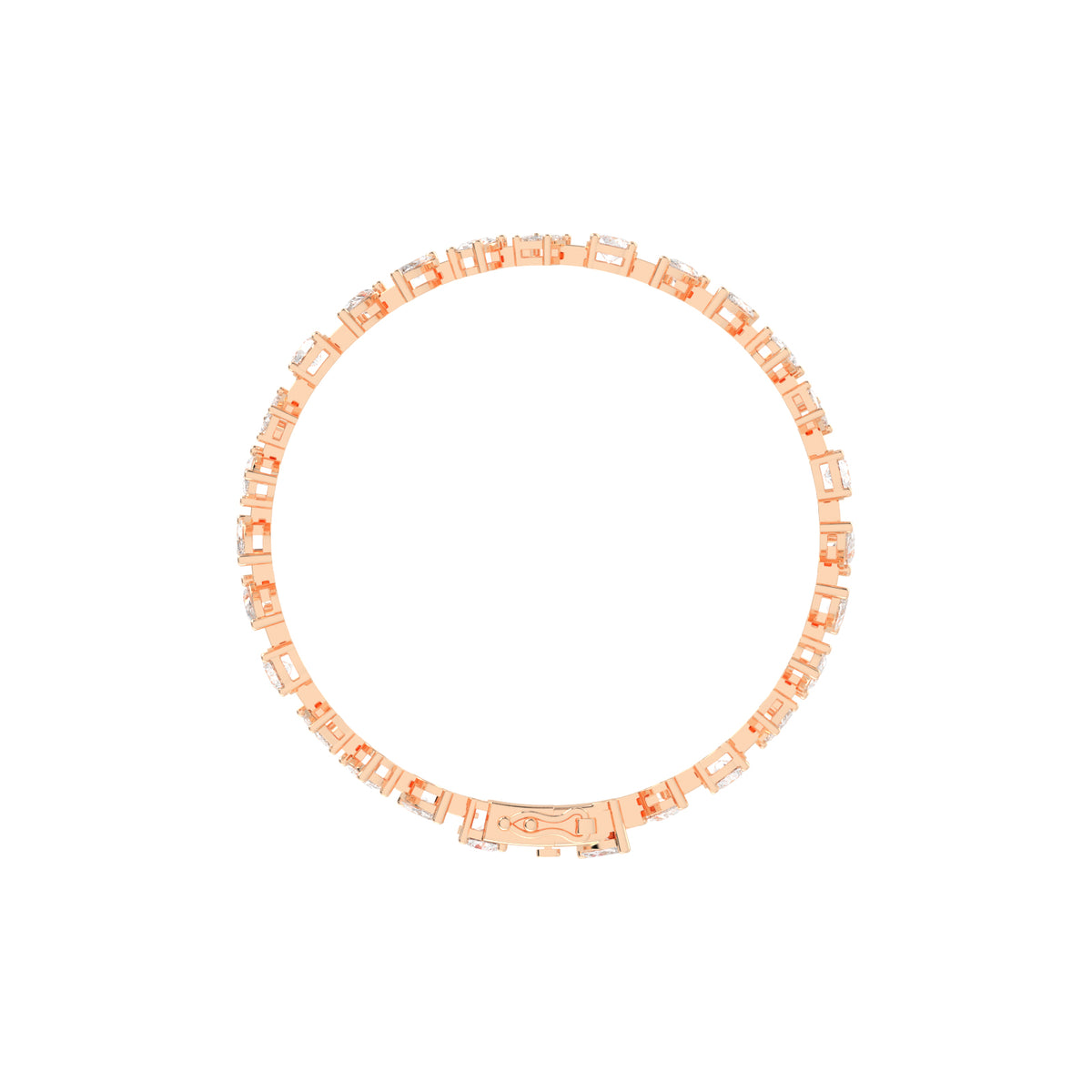 Caelis 8Ct Marquise Cut Kada Lab Diamond Bracelet