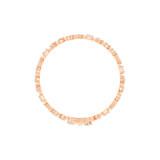 Caelis 8Ct Marquise Cut Kada Lab Diamond Bracelet
