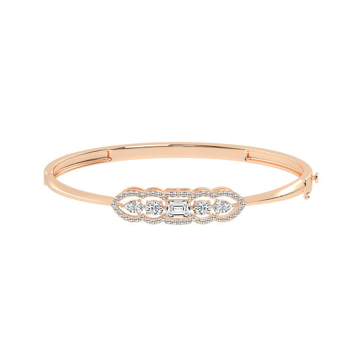 Cassia 1.75Ct Emerald Cut Kada Lab Diamond Bracelet