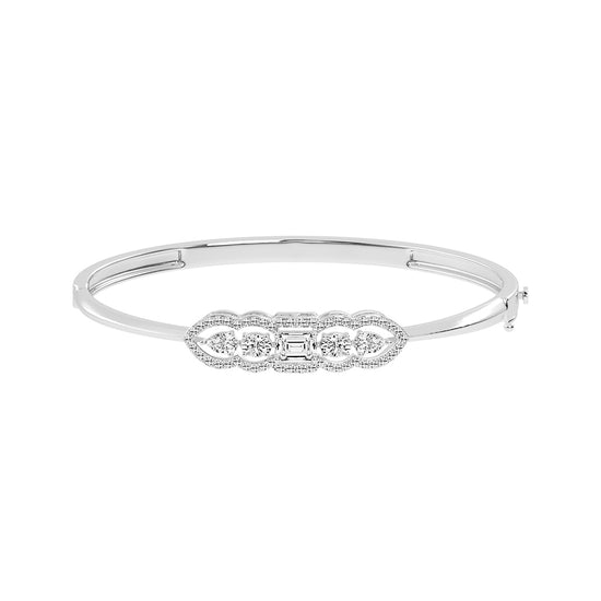 Cassia 1.75Ct Emerald Cut Kada Lab Diamond Bracelet
