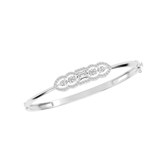 Cassia 1.75Ct Emerald Cut Kada Lab Diamond Bracelet