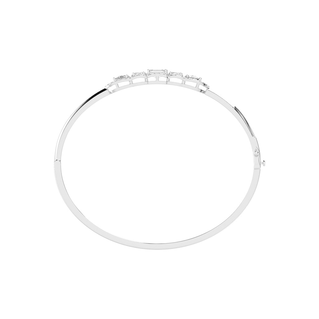 Cassia 1.75Ct Emerald Cut Kada Lab Diamond Bracelet