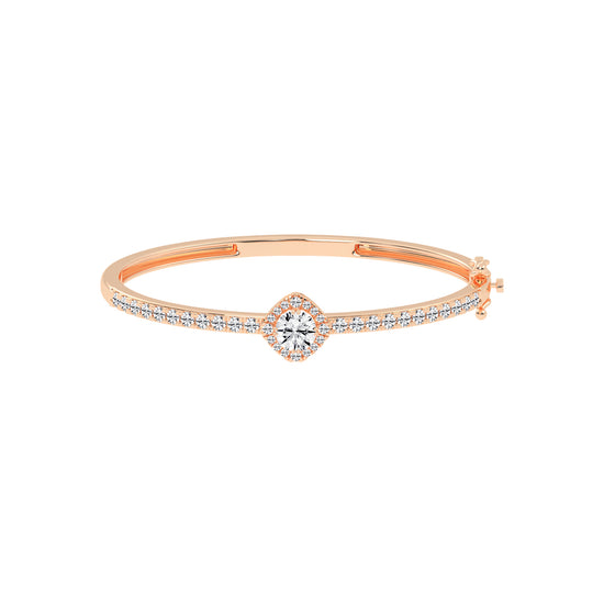 Mirae 2.50Ct Round Cut Kada Lab Diamond Bracelet