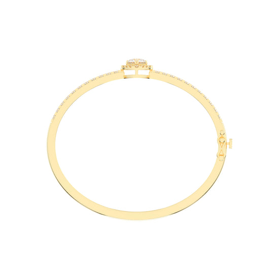 Mirae 2.50Ct Round Cut Kada Lab Diamond Bracelet