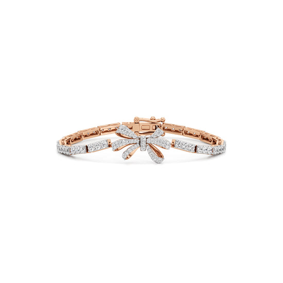 Radiant Bow Charm Bracelet