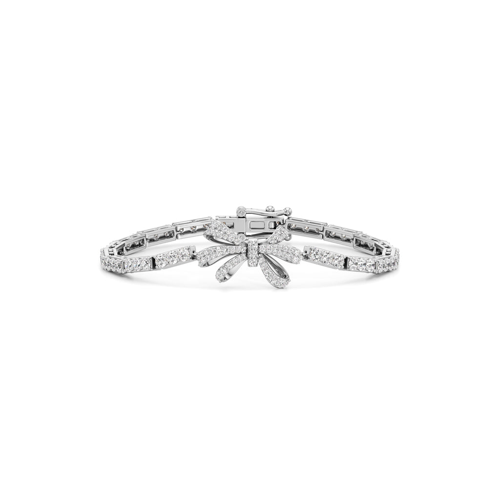 Radiant Bow Charm Bracelet