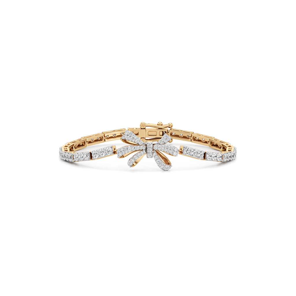 Radiant Bow Charm Bracelet