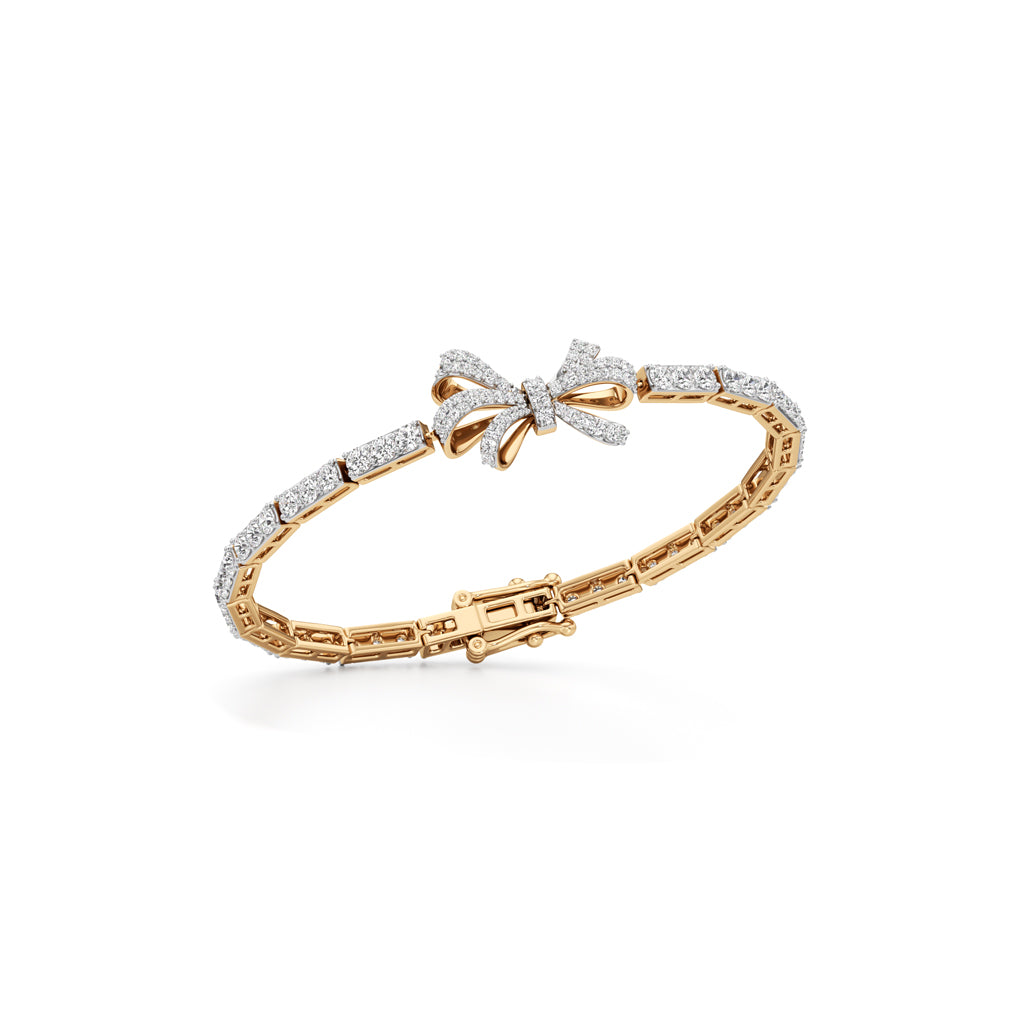 Radiant Bow Charm Bracelet