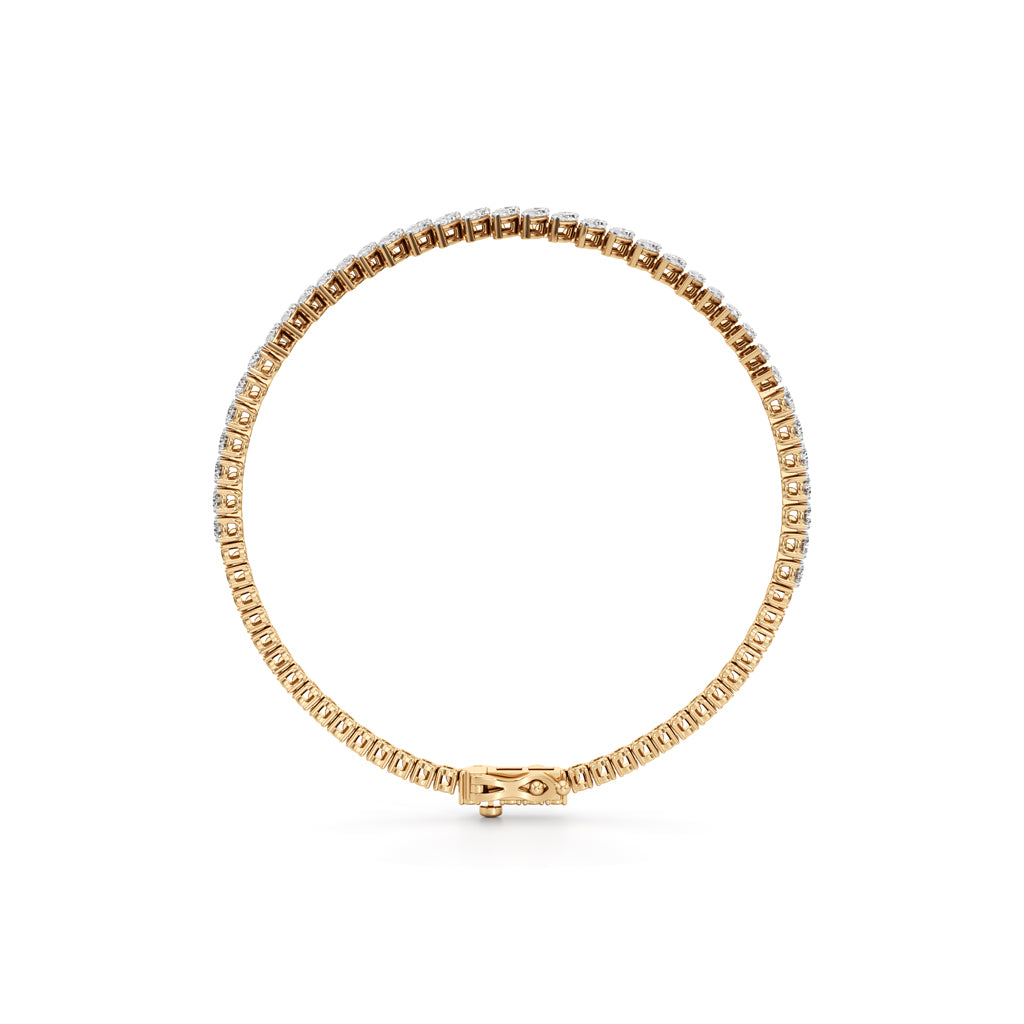 Luminous Marquise & Round Diamond Bracelet