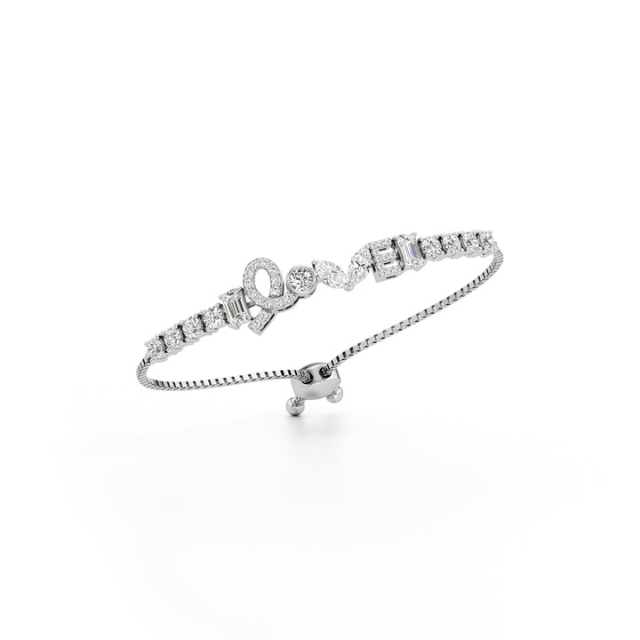 Dazzling Love Diamond Bracelet