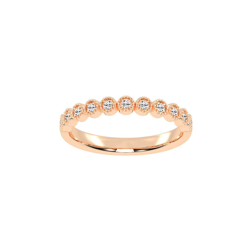 Eternelle bazel style eternity lab diamond ring