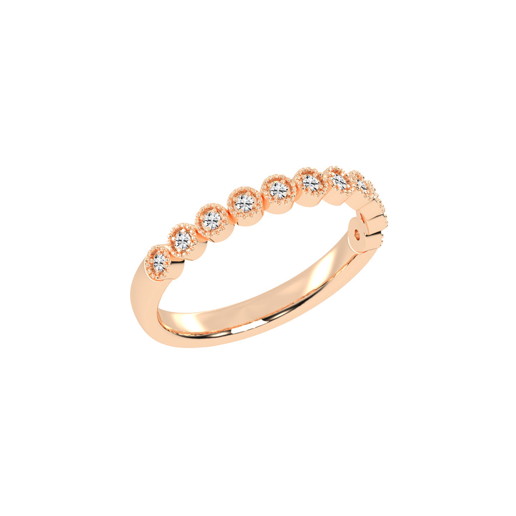 Eternelle bazel style eternity lab diamond ring